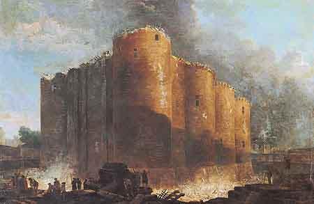 Hubert Robert La Bastille dans les premiers jours de sa demolition Spain oil painting art